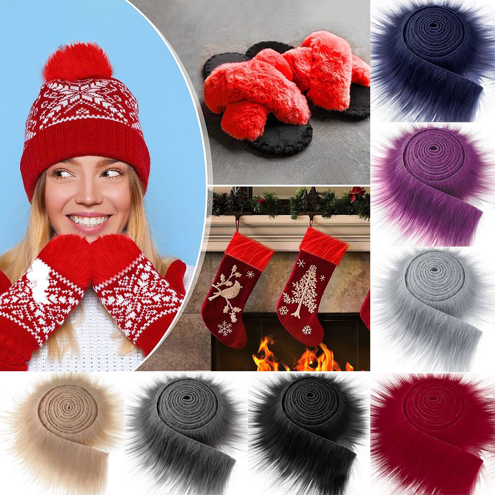 Muiltcolor Long Plush Fur  Tri - огляд і ціна Edge Tape Roll
