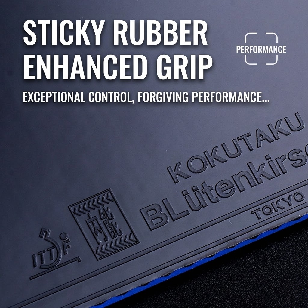Kokutaku Table Tennis Racket R - огляд і ціна Table Tennis Forehand Rubber