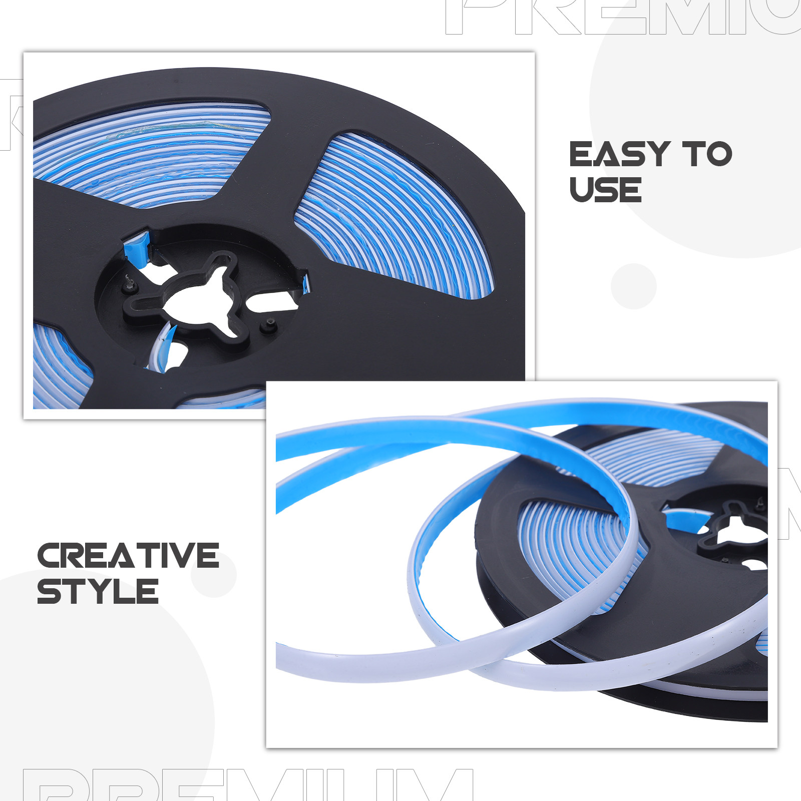 3 Rolls 8Mm Wide Self-Adhesive - огляд і ціна Edge Tape Roll