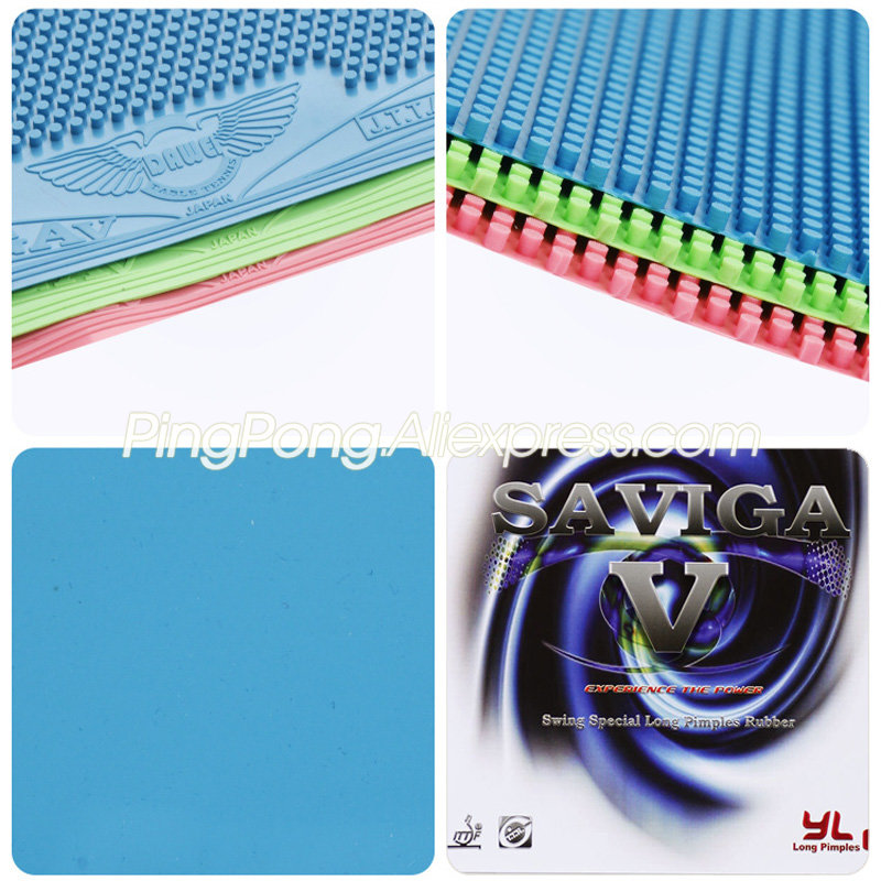 Colorful DAWEI SAVIGA V Pips-l - огляд і ціна Table Tennis Forehand Rubber