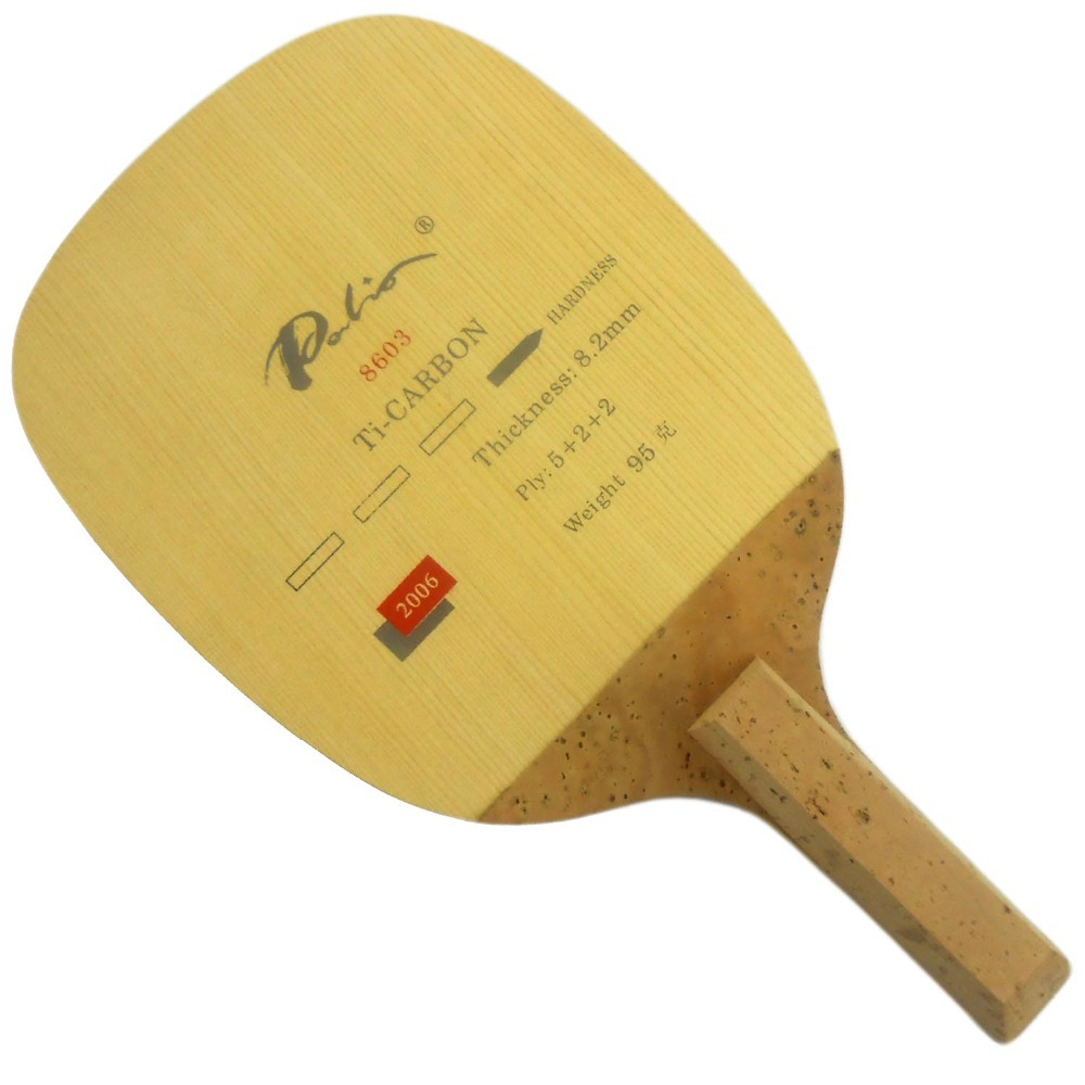 PALIO 8603 Carbon Titanium Tab - огляд і ціна Table Tennis Forehand Rubber