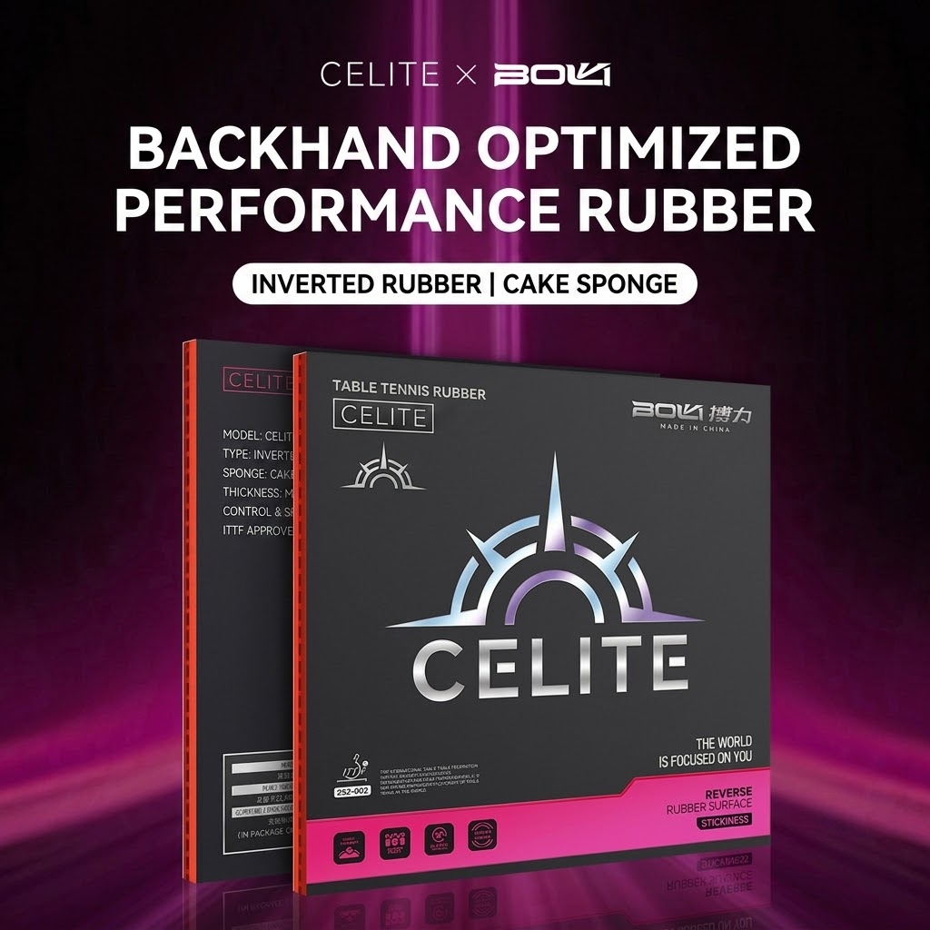 Boli Table Tennis Racket Rubbe - огляд і ціна Table Tennis Forehand Rubber